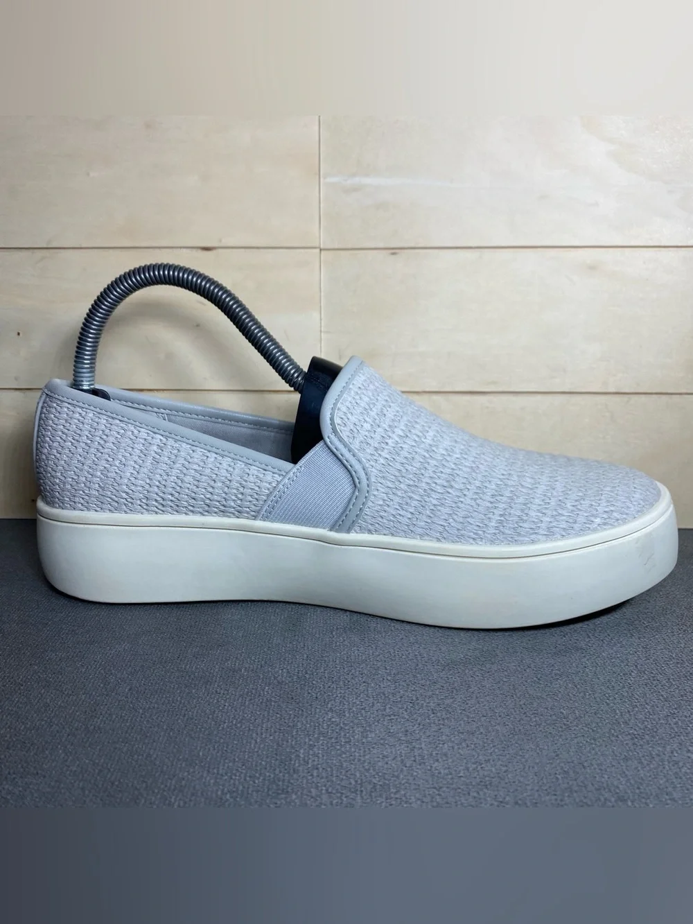 Frye Co Talon Slip-Ons Grey Women's Size 7.5 Shoes M Platform Sneakers
